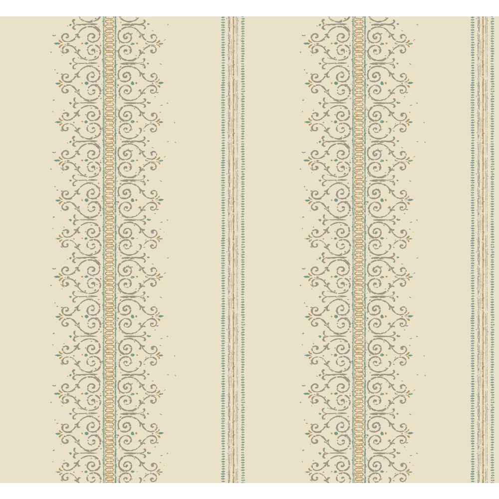 Carey Lind by York Wallcoverings MS6409 Modern Shapes Radiant Filigree Wallpaper
